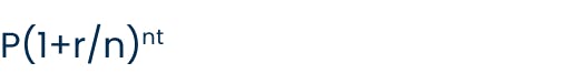 compound interest formula