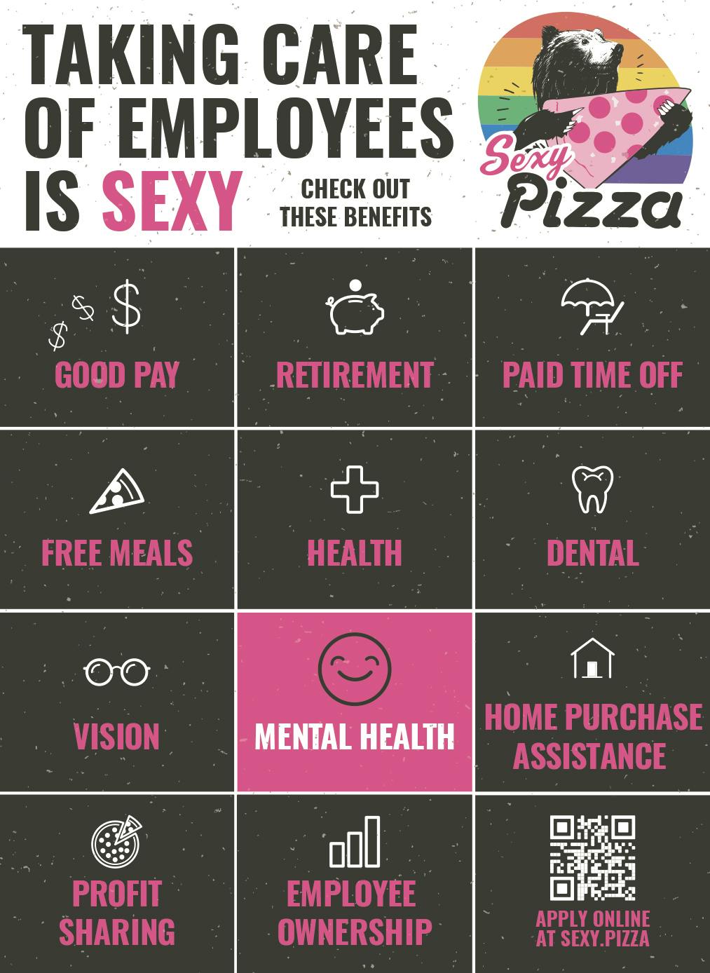 Sexy Pizza - Taking care of employees is sexy
